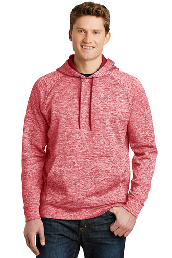 Sport-Tek ® PosiCharge ® Electric Heather Fleece Hooded Pullover. ST225