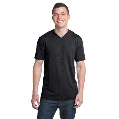 District ® - Young Mens Tri-Blend V-Neck Tee DT142V
