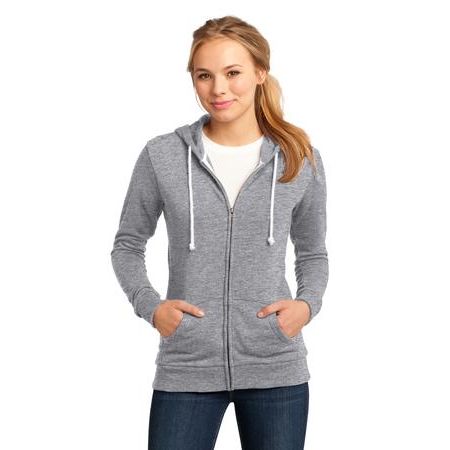 District ® - Juniors Core Fleece Full-Zip Hoodie DT290